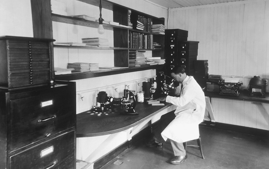 Photo medical research scientist